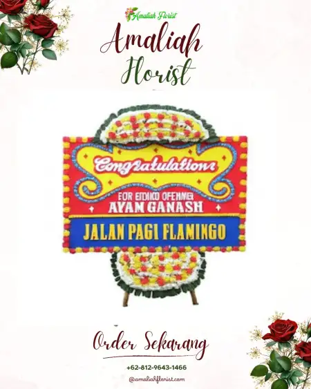 Sewa Papan Bunga Pasir Kuda